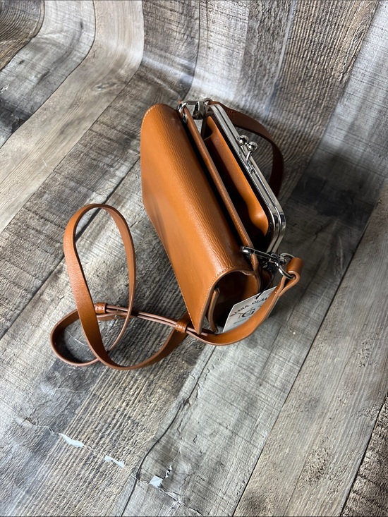 Kee Kain Handbags - Kee Kain Two-in-One Detachable Mini Brown Leather Crossbody Bag